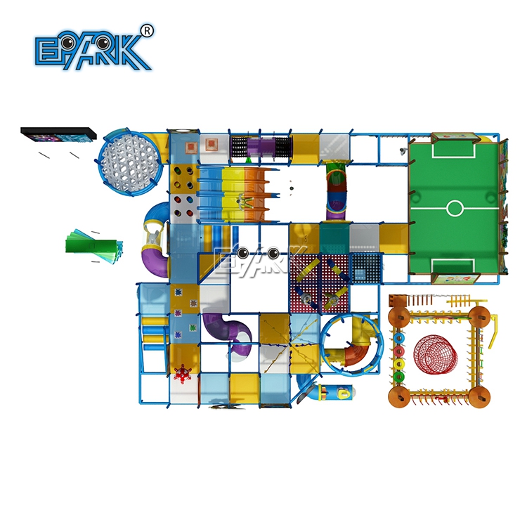 Explore el patio de recreo interior con temática oceánica de Epark
