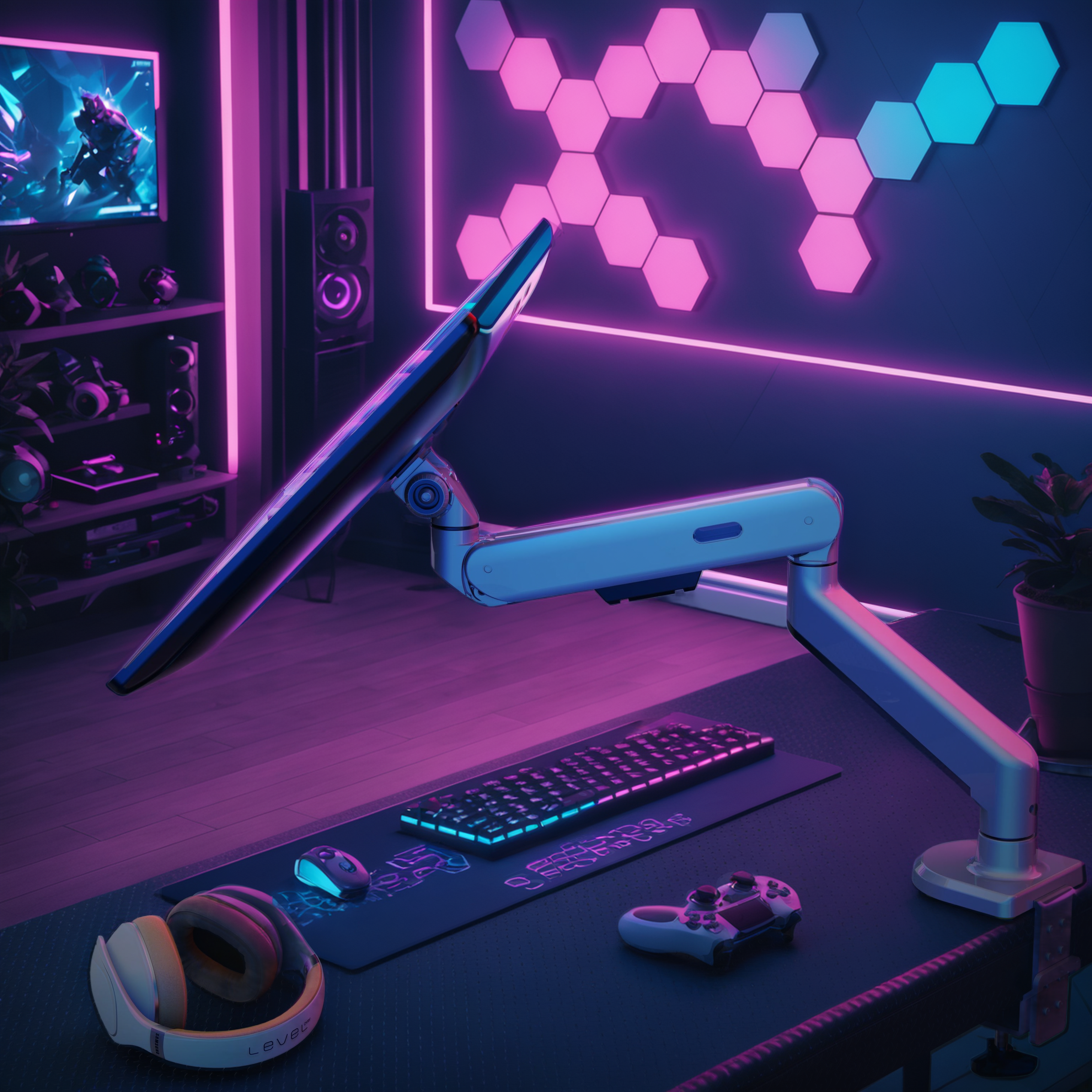 Use Advanced Monitor Arm to Raise Your Workspace