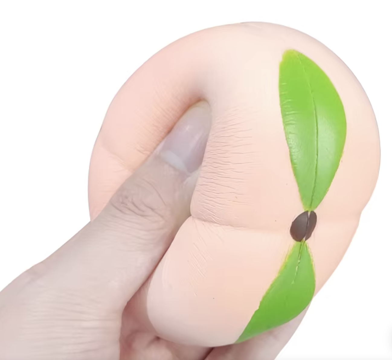 Cute peach pressure ball relieves stress