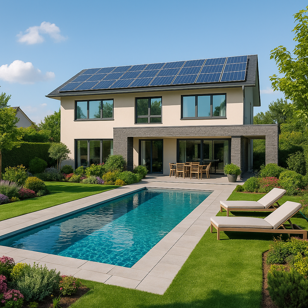 thlinksolar hybrid inverter powering solar system in a small business warehouse