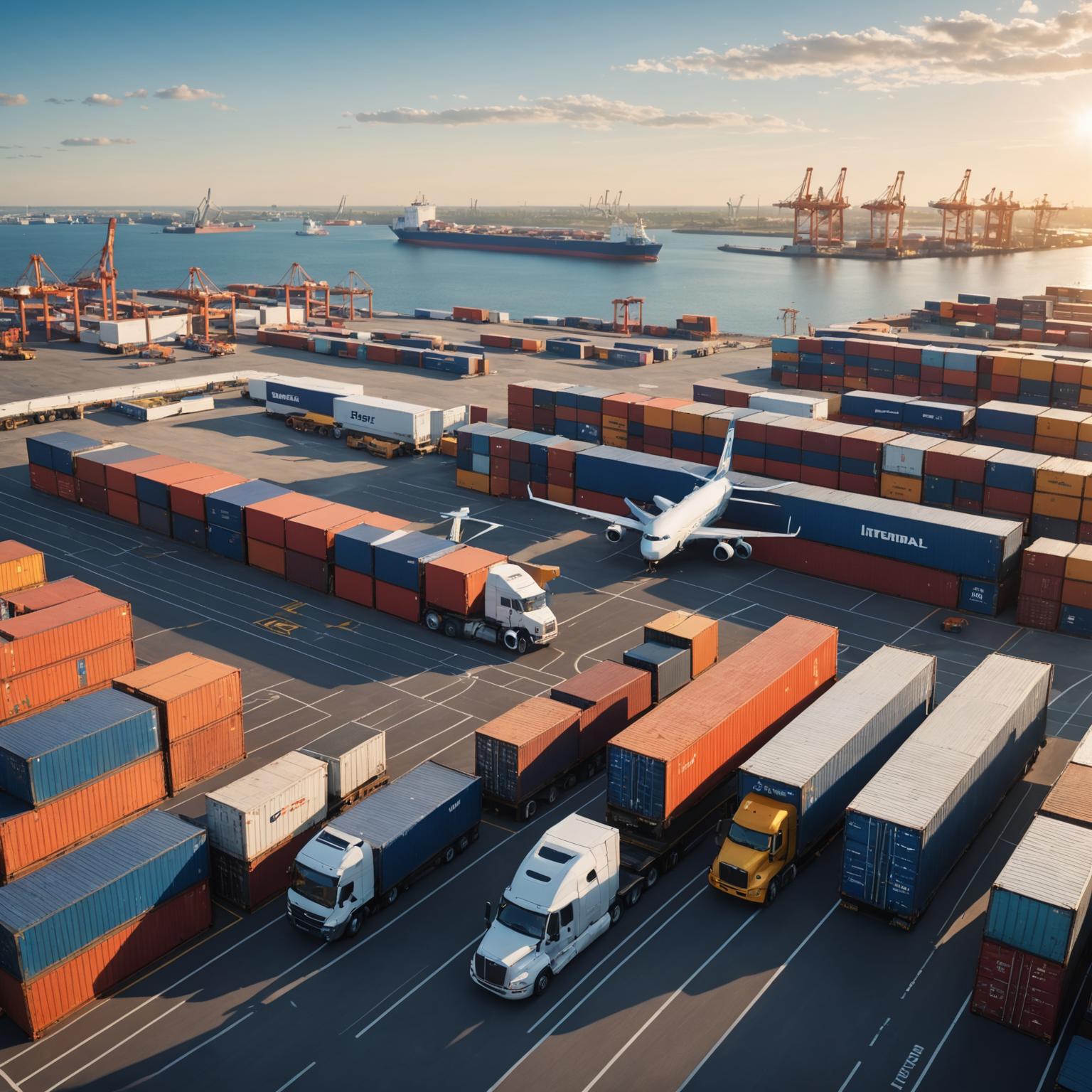 Air Transport,  Truck Transport, Full container shipping, Less container load