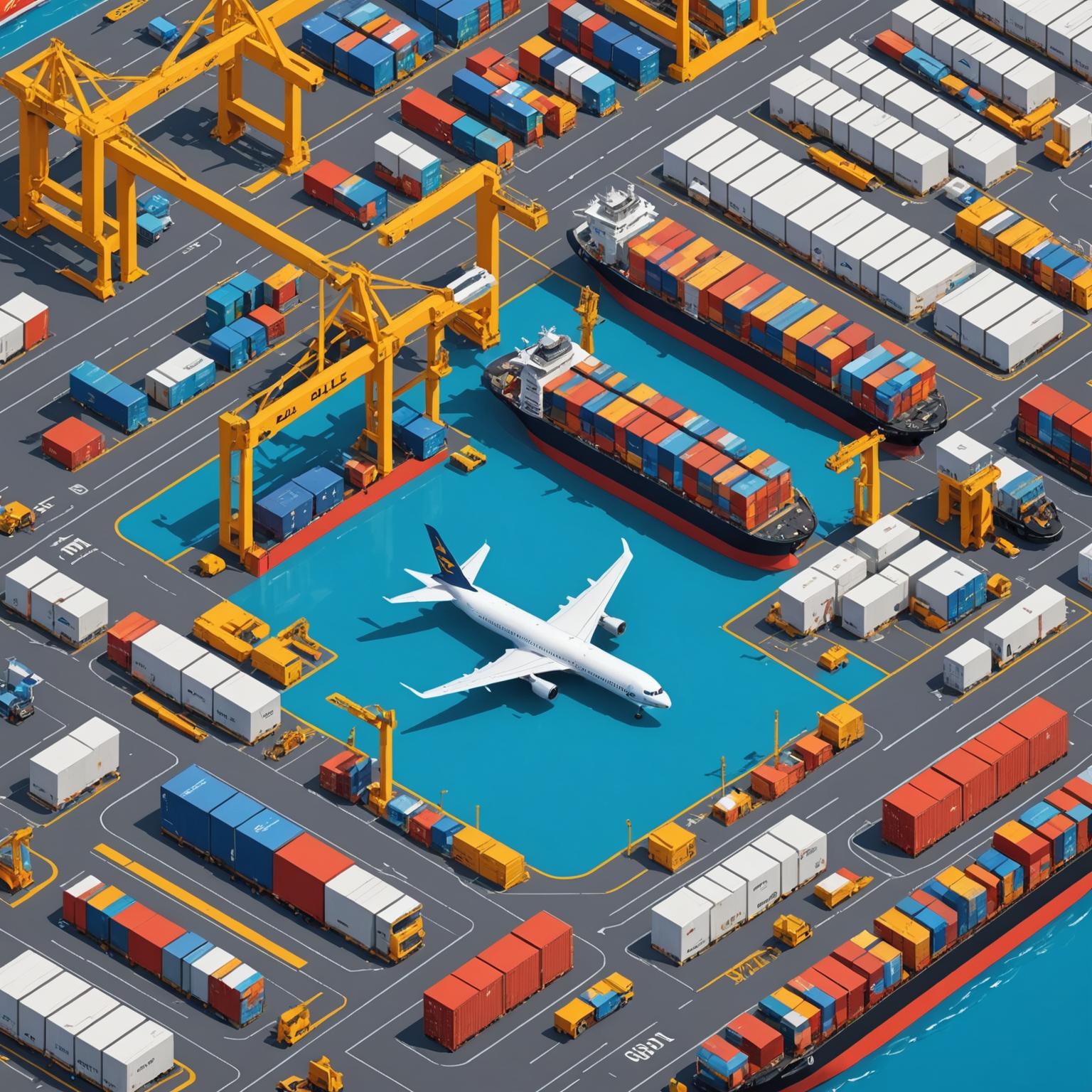 Air Transport,  Truck Transport, Full container shipping, Less container load