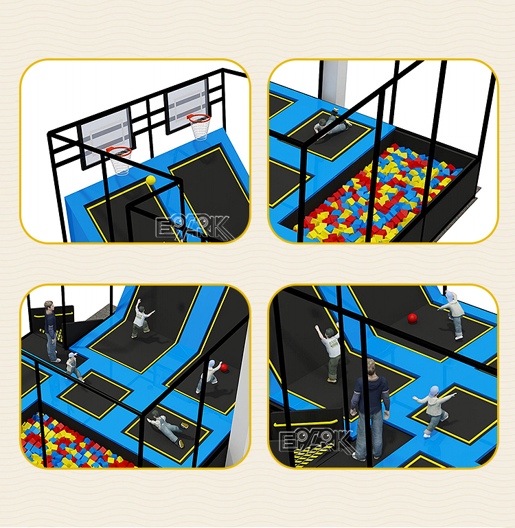 One of the biggest draws of these facilities is the sheer variety of attractions available under one roof. While the main court of interconnected trampolines is a fantastic starting point for free jumping, the real adventure begins when you explore the specialized zones. Imagine launching yourself into the air to execute a perfect slam dunk on a basketball hoop, an experience typically reserved for professional athletes. Or gather your friends for a high-energy game of dodgeball where the floor itself gives you the power to leap and evade like never before. For those looking to practice their acrobatics, massive foam pits provide a soft and safe landing for flips, twists, and fearless jumps. Many venues also feature performance trampolines, which offer a higher bounce for more experienced jumpers and gymnasts to hone their skills. Beyond the springs, you might find challenging ninja warrior-style obstacle courses that test your strength, balance, and determination, or even rock-climbing walls that add another dimension to your active day out.