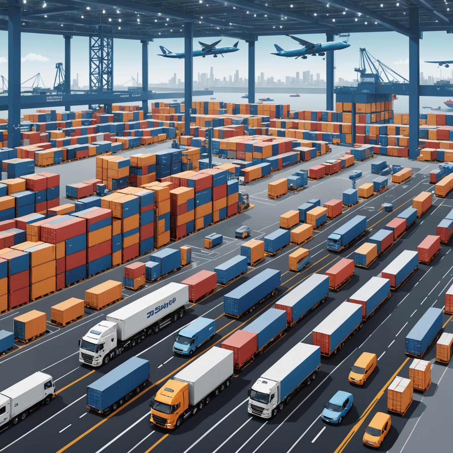 international logistics, Global logistics, Air transportation, sea transportation