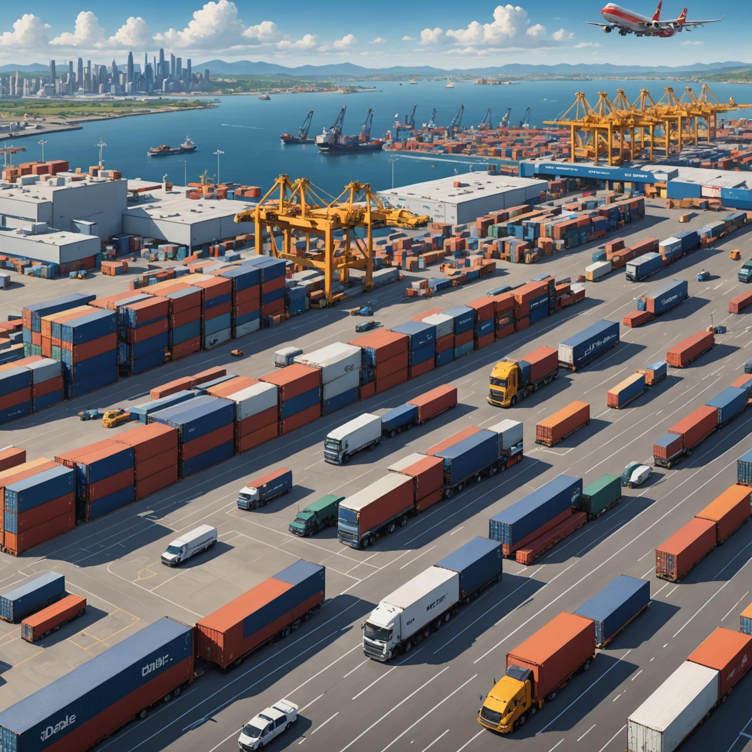 international logistics, Global logistics, Air transportation, sea transportation
