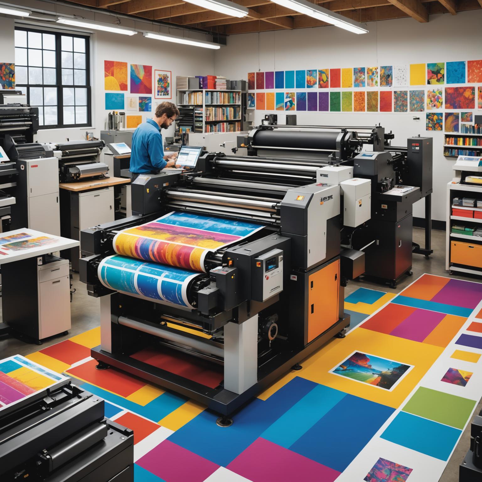 Изучение аналоговых приложений Flexo в печати