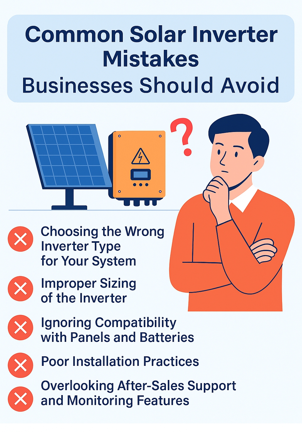 solar inverter selection guide by thlinksolar