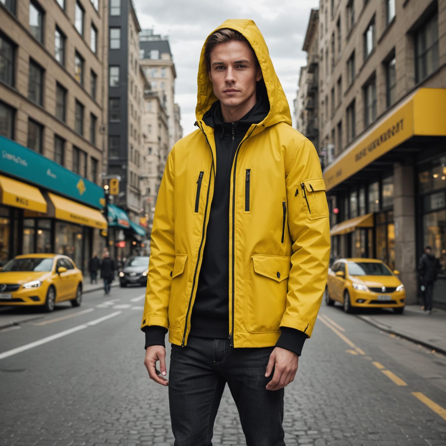 hooded jacket