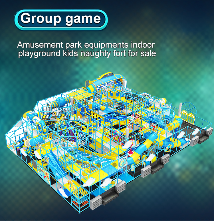 Discover endless fun in an underwater adventure! The EPARK Ocean-Themed Large Indoor Playground features vibrant blue and yellow tones, combining elements like submarines, marine creatures, spiral slides, climbing nets, and more. From crawling adventures and thrilling slides to tunnel explorations, every zone is designed to challenge and delight children in a safe, engaging environment.