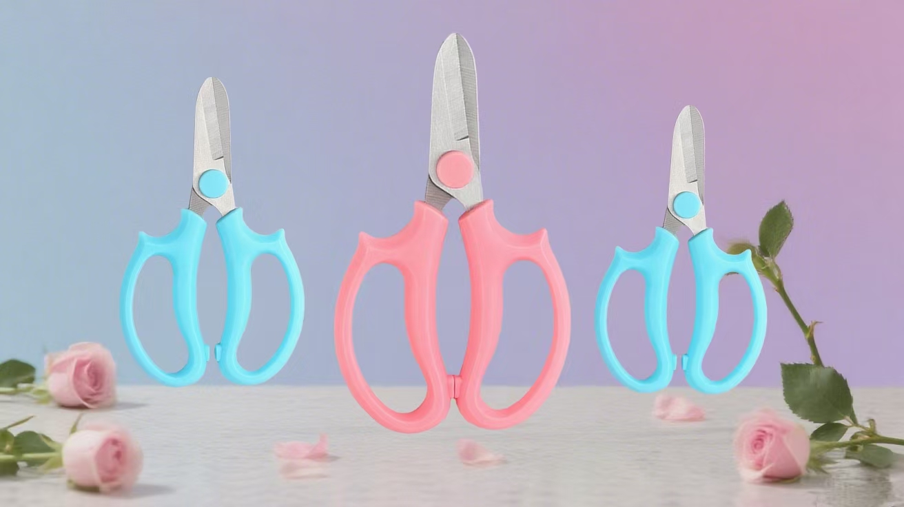 Women's Garden Shears: Compact&Easy, Multi Colors, Ideal for Flowers！