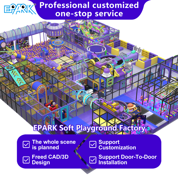 Custom design indoor playground factory