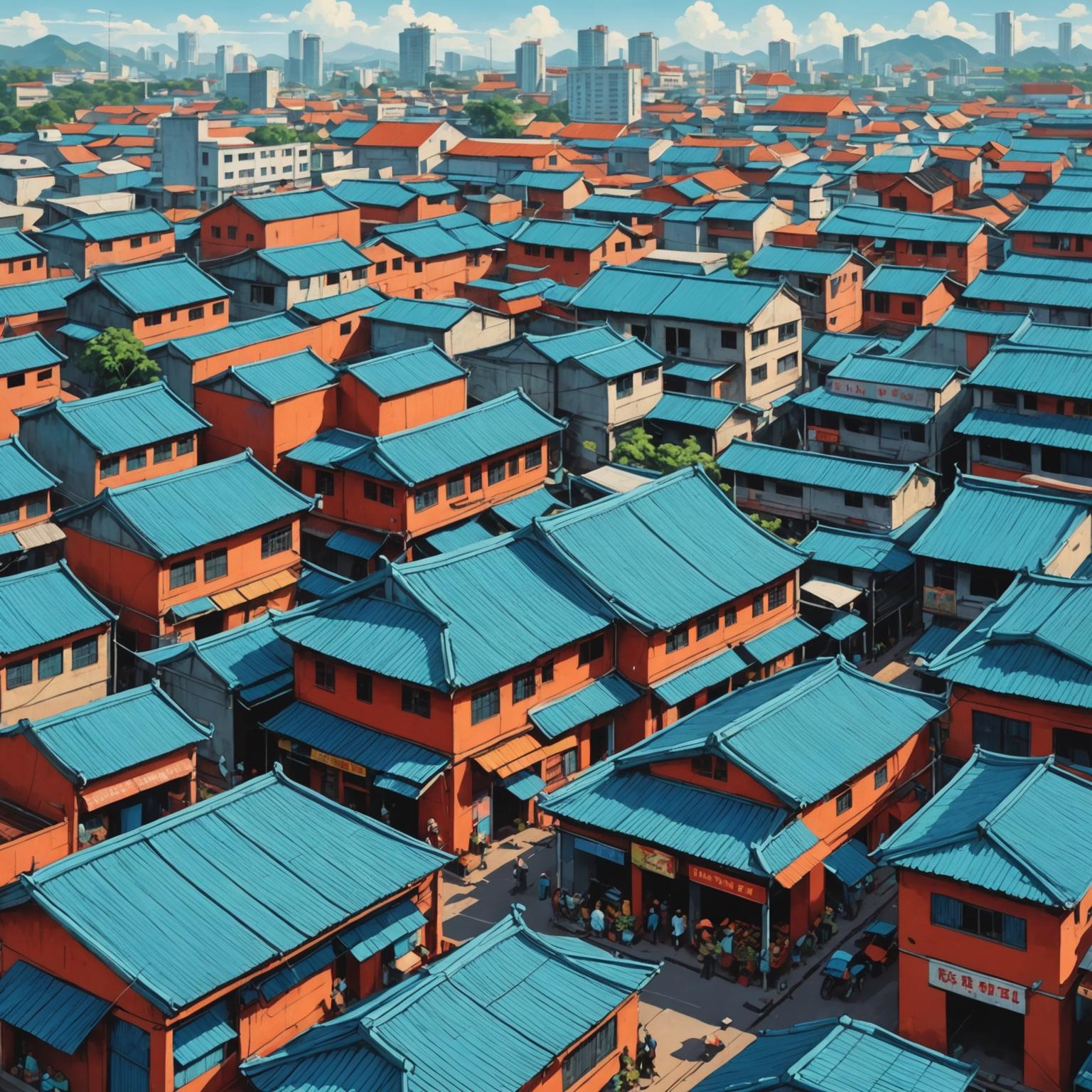 Vietnam industrial PVC roof tile