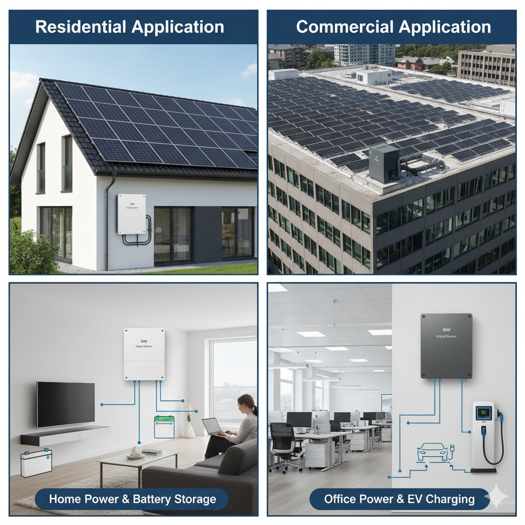 6kW hybrid solar inverter