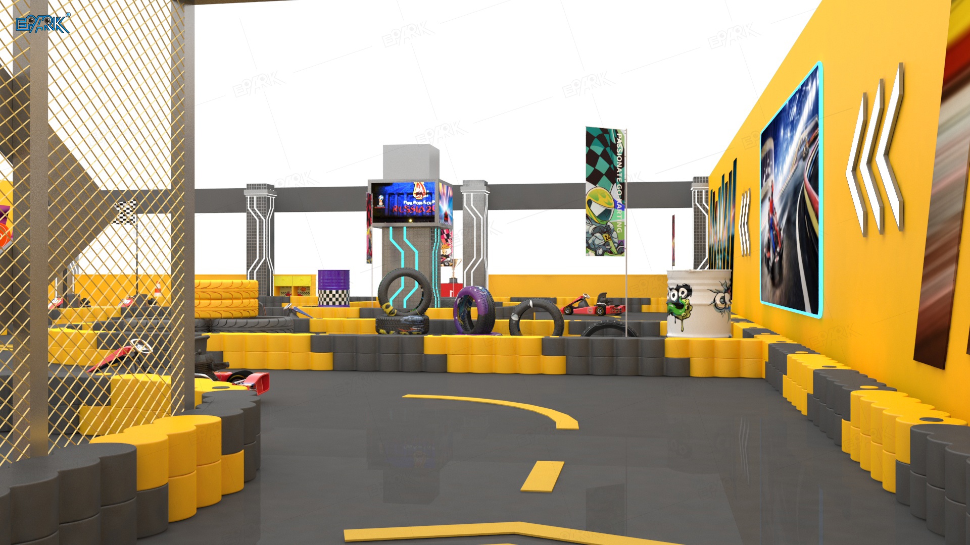 실제 운전 아케이드 레이싱 시뮬레이터