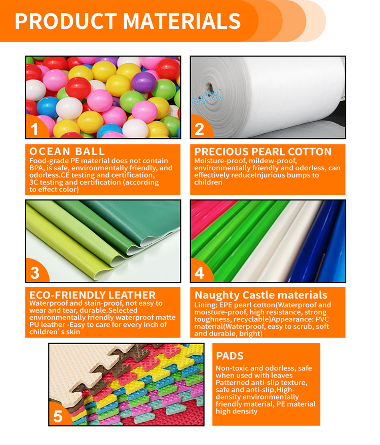 مصنع معدات منطقة اللعب الداخلية