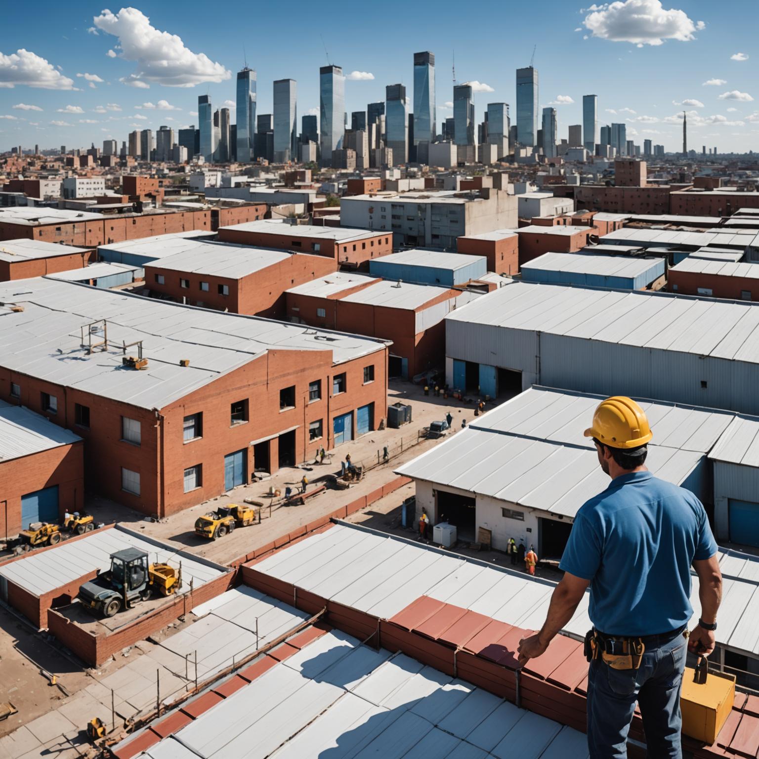 Industrial Argentina: Use of uPVC tiles