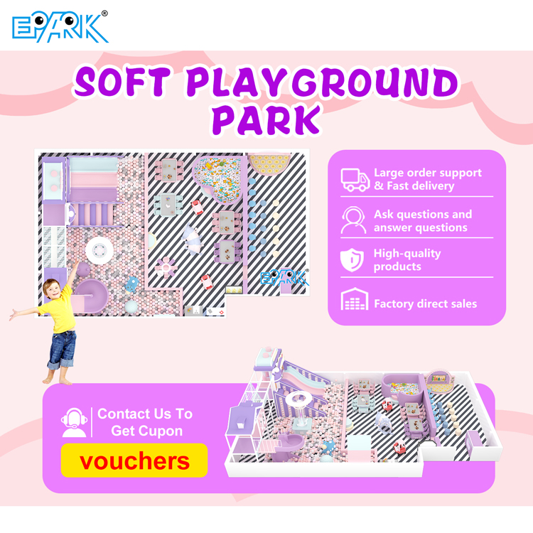 Aire de jeux intérieure pour parc d'attractions