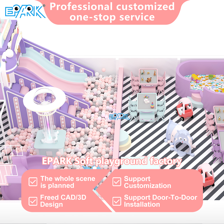 Fournisseur de projets d'aires de jeux intérieures