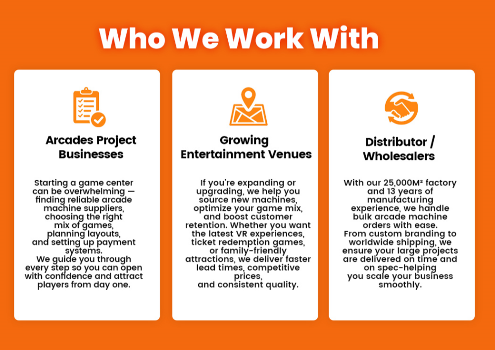 Leading arcade machine exporter for FEC projects