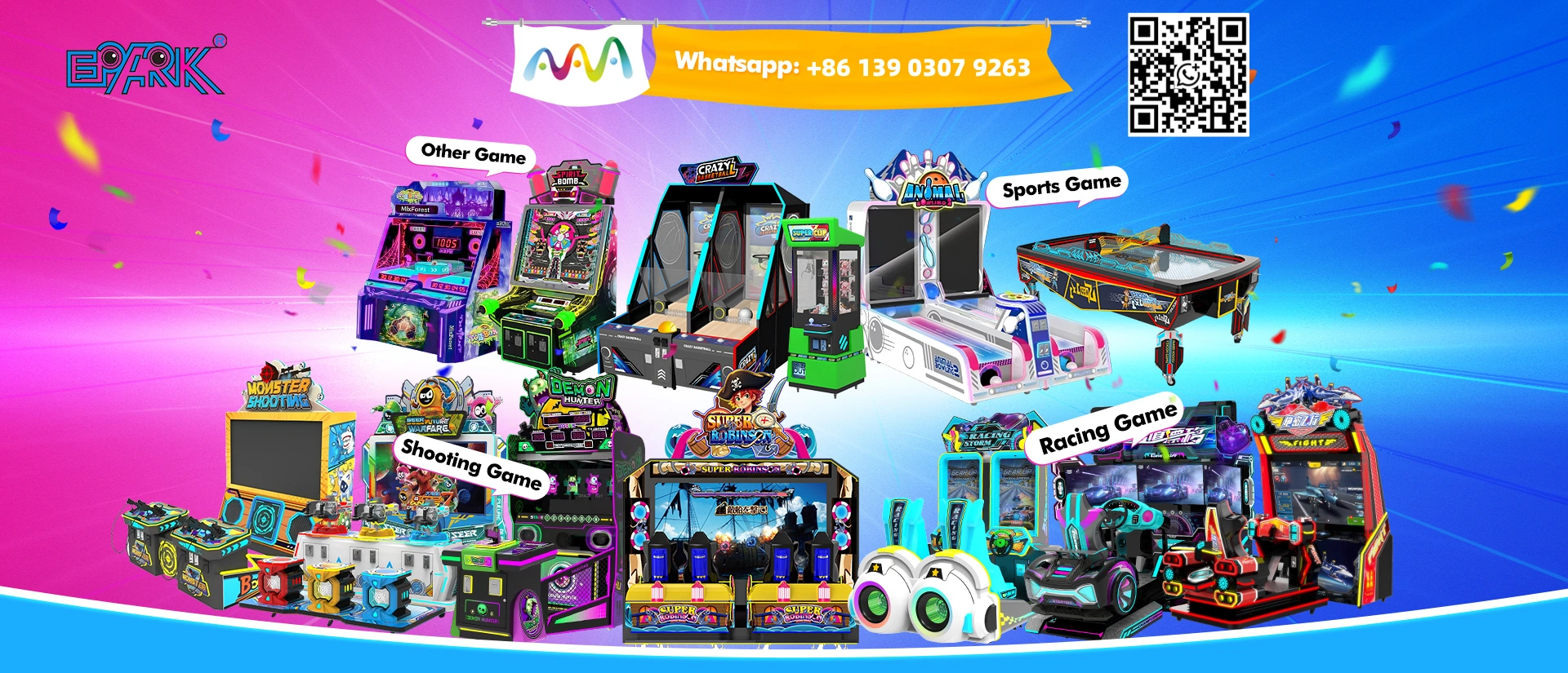 EPARK offers custom arcade machines