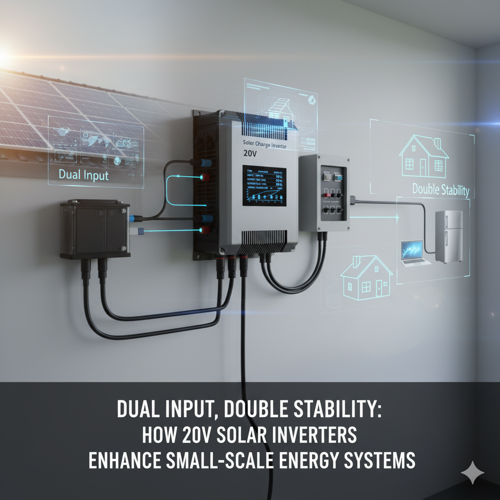 Dual Input, Double Stability: How 20V Solar Inverters Enhance Small-Scale Energy Systems