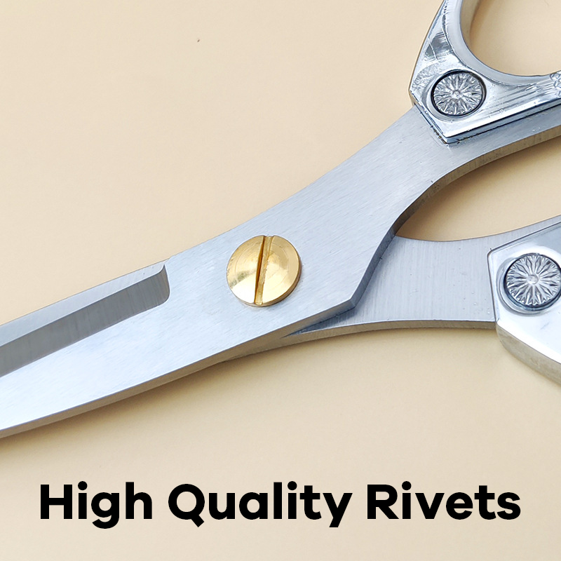 مقص منزلي فضي عالي التحمل