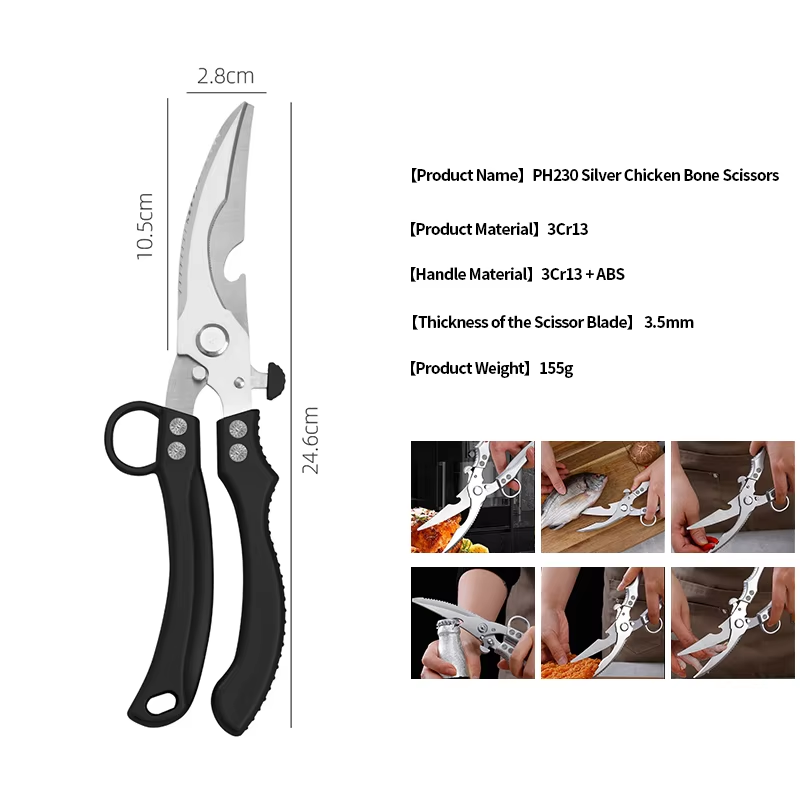 3Cr13 chicken bone cutting shears