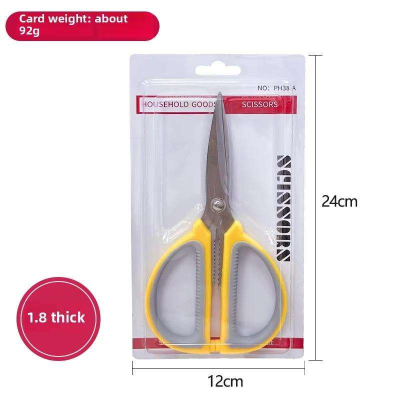 Sharp stainless steel kitchen scissors for daily cutting tasks