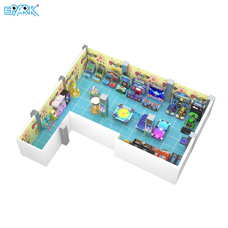 لعبة مشهورة تعمل بقطع النقود المعدنية آلة للمراكز التجارية.