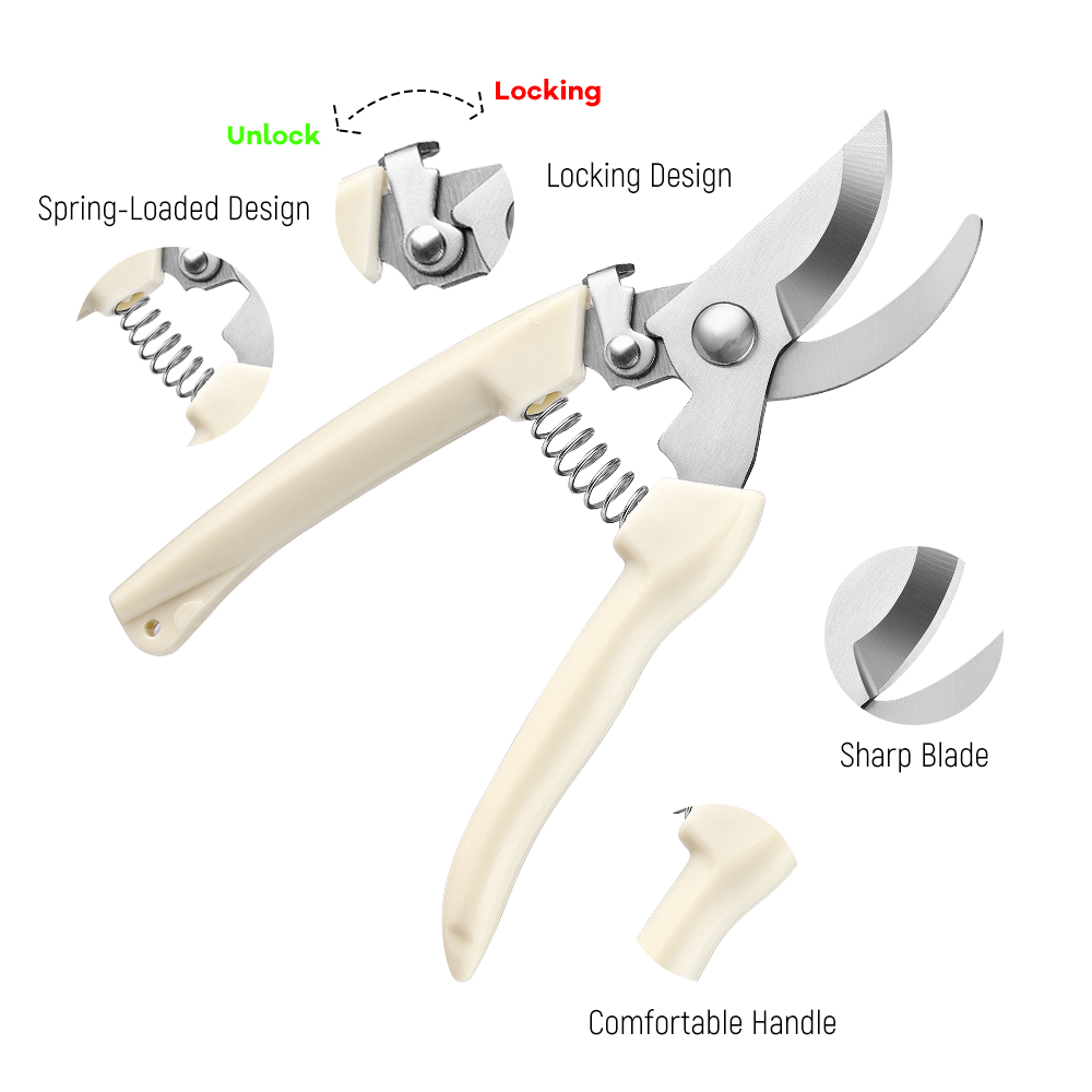 带安全锁的园艺修枝剪
