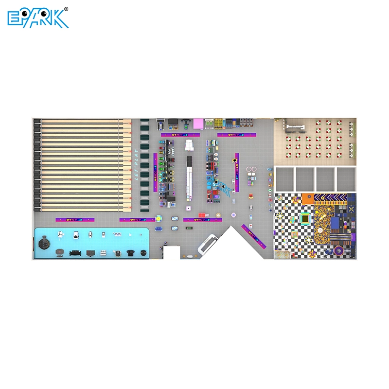 آلة ألعاب تنافسية تعمل بقطع النقود المعدنية بالجملة.