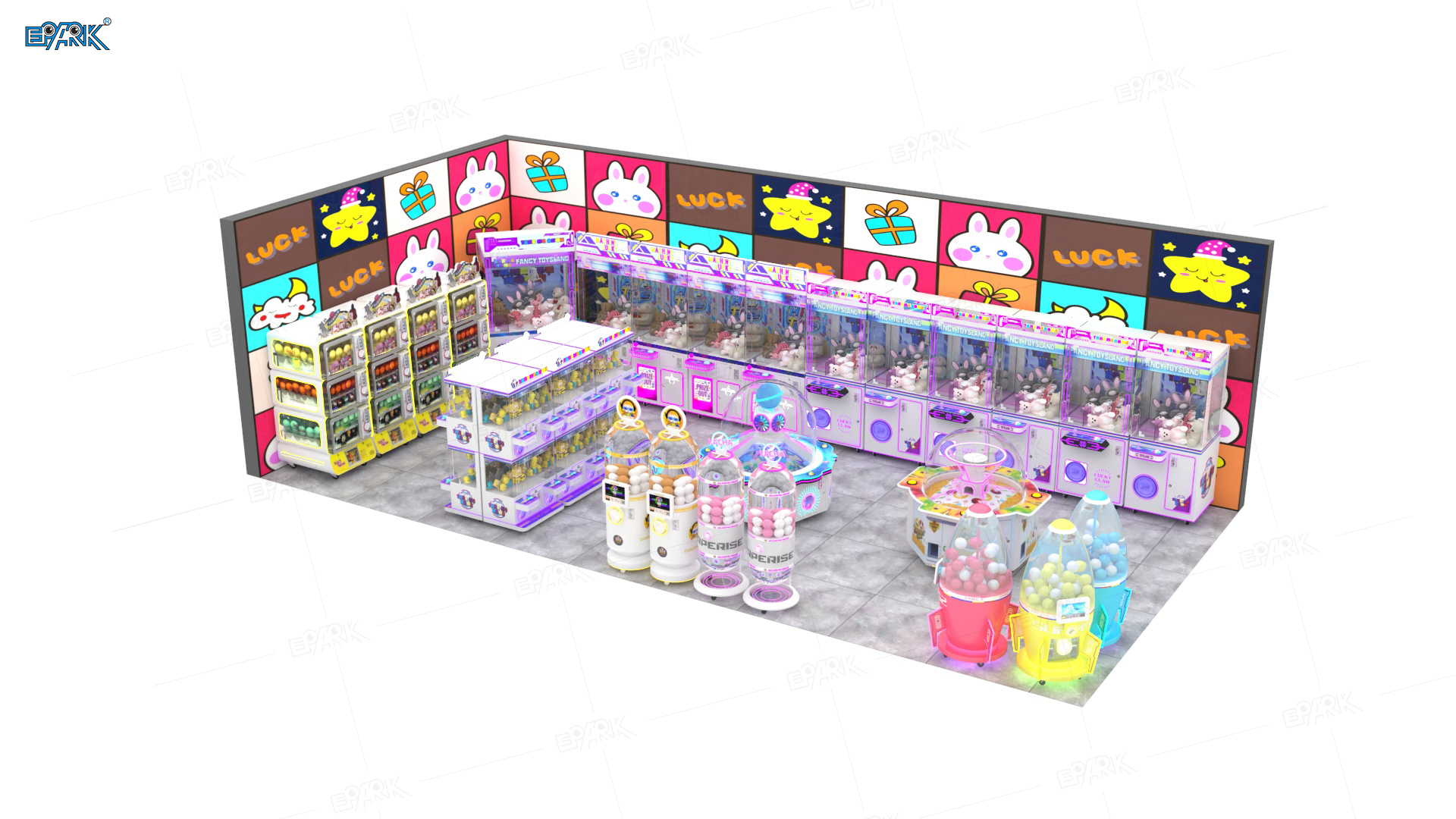 Amusement center machines