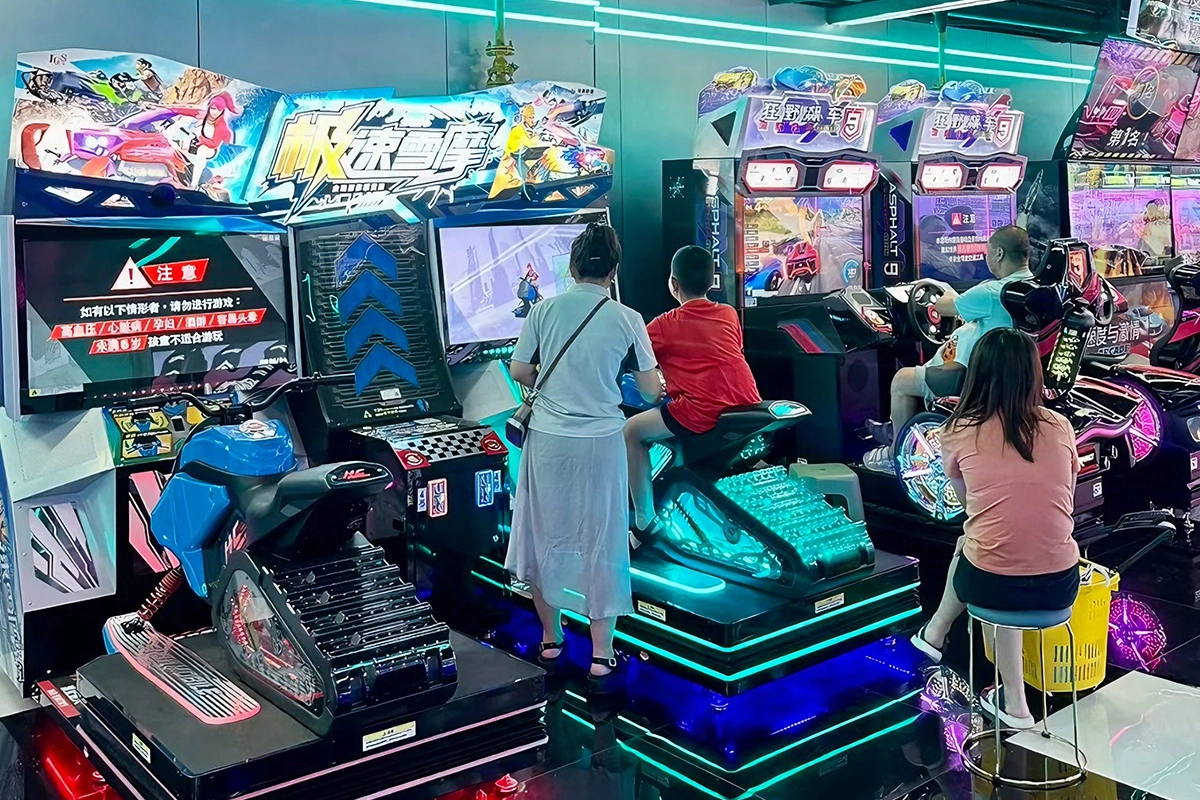Cost-effective coin operated game machines.