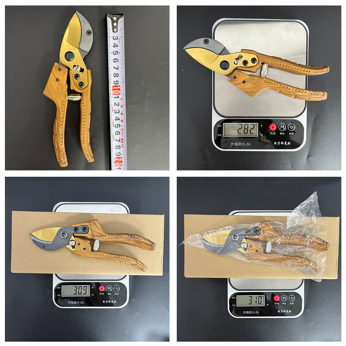 Tijeras de podar SK5 con mango de veta de madera