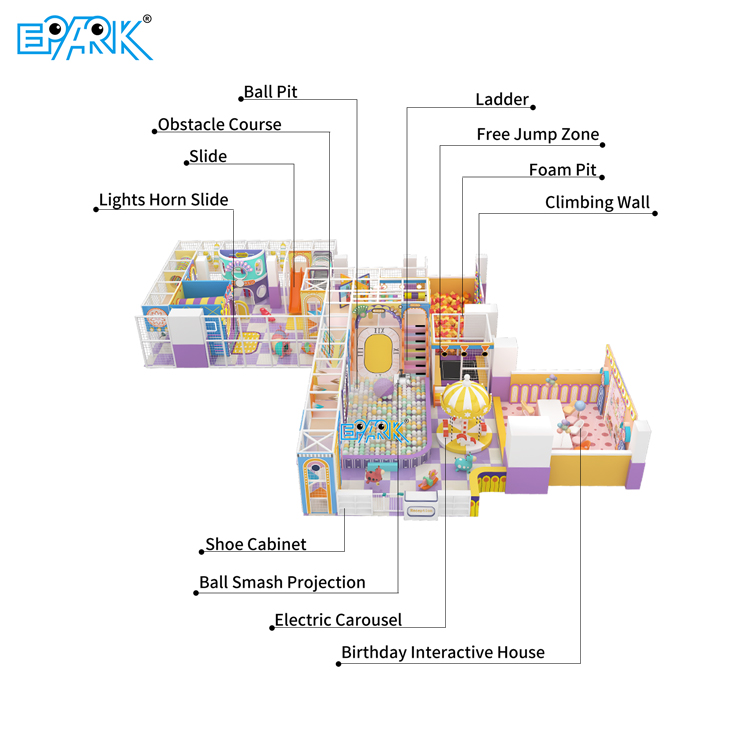 Theme indoor playground factory