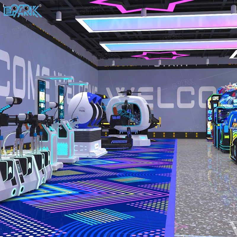 آلات ألعاب تجارية متميزة تعمل بقطع النقود المعدنية.