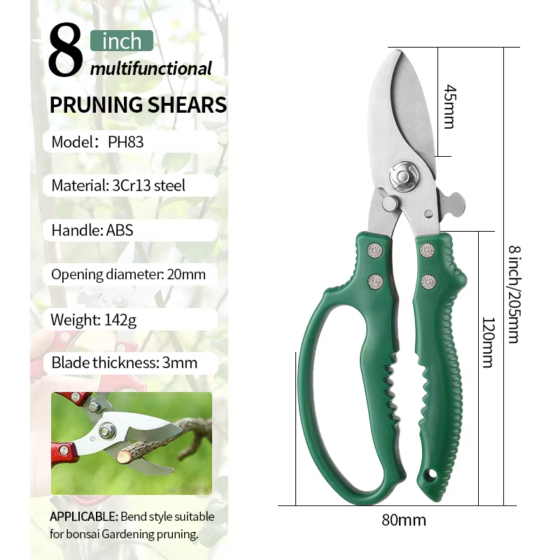 Garden trimming shears for bonsai and plants