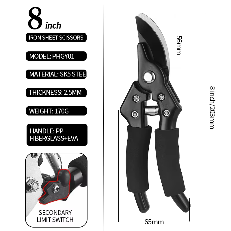 SK5 steel blade pruning shears for bonsai