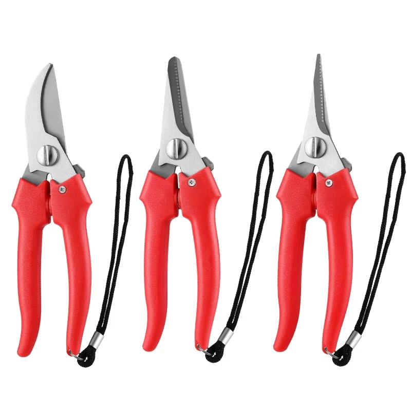 Pruning shear set gardening tools