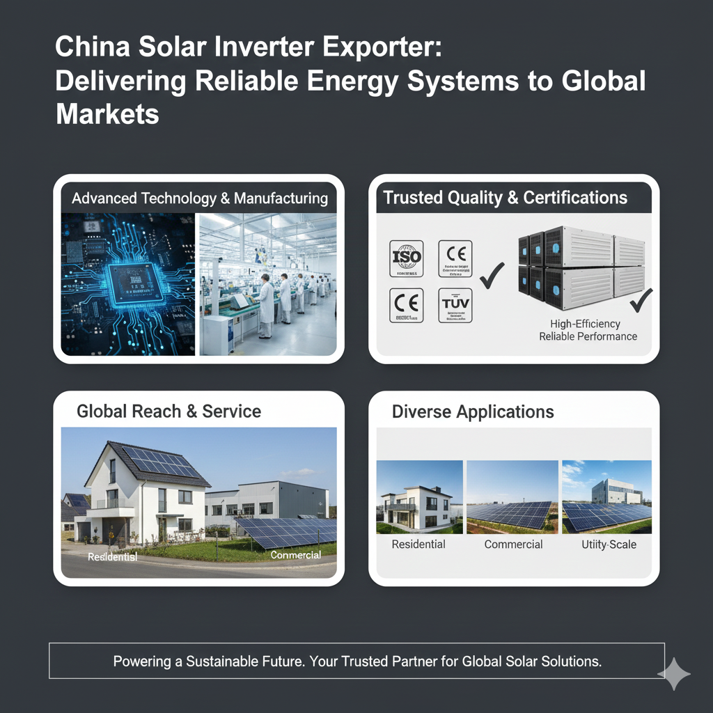 중국 태양광 인버터 수출업체: 글로벌 시장에 신뢰할 수 있는 에너지 시스템 제공