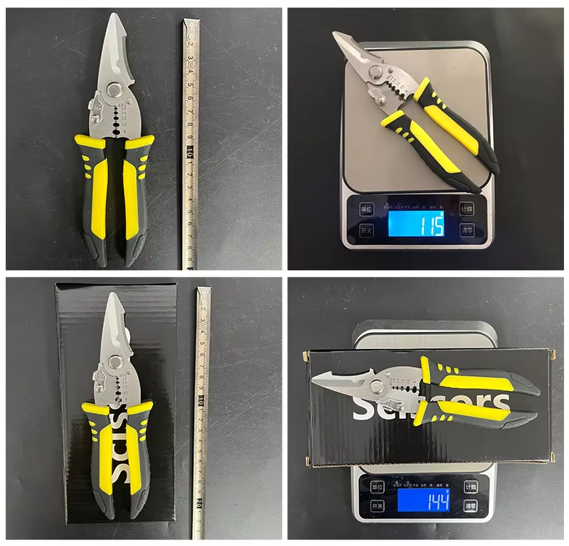 Tesoura eletricista profissional para manutenção elétrica