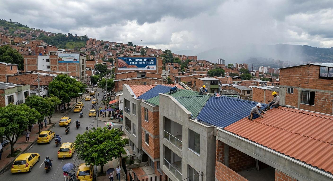 Colombia teja termo acústica
