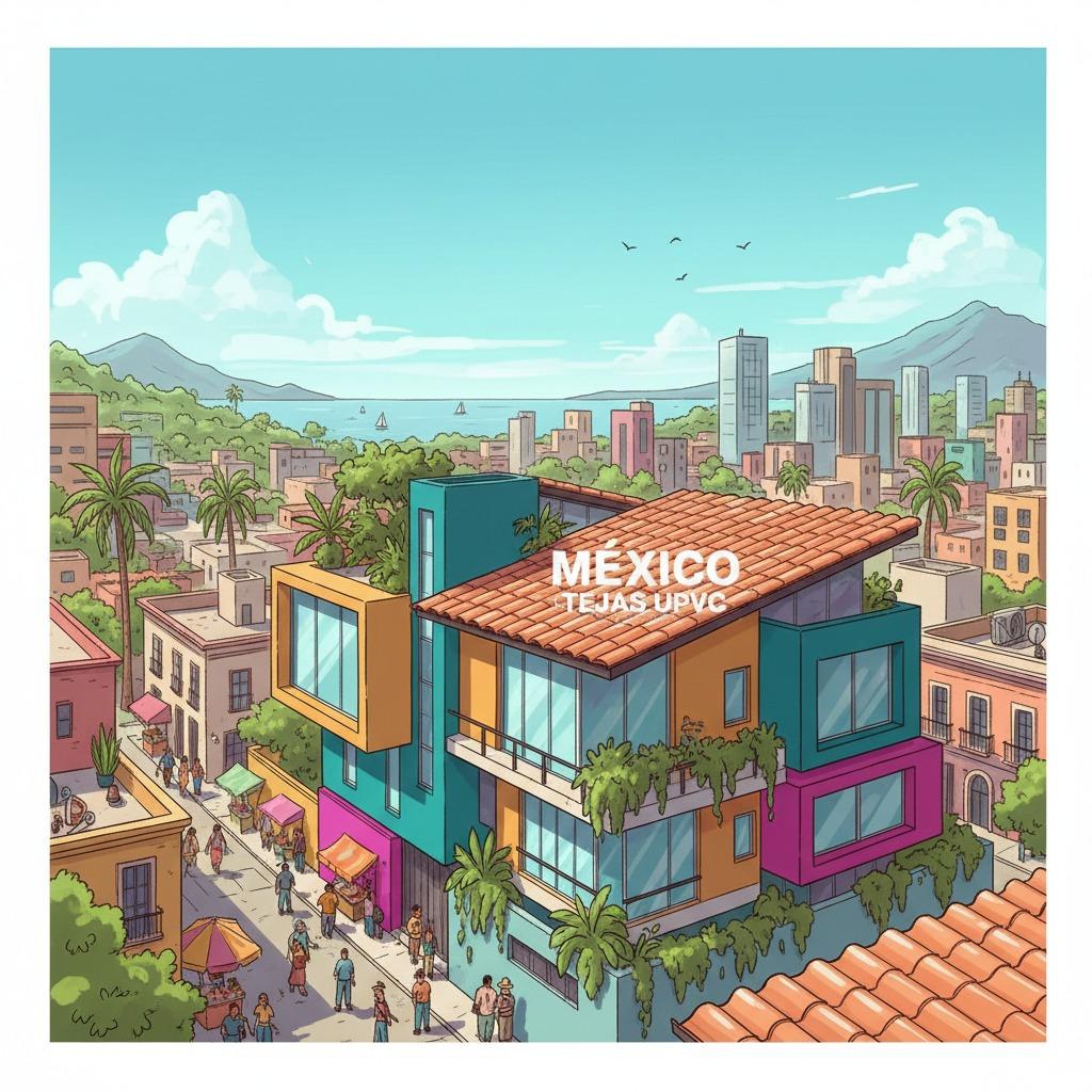 M&eacute;xico PVC techo residencial