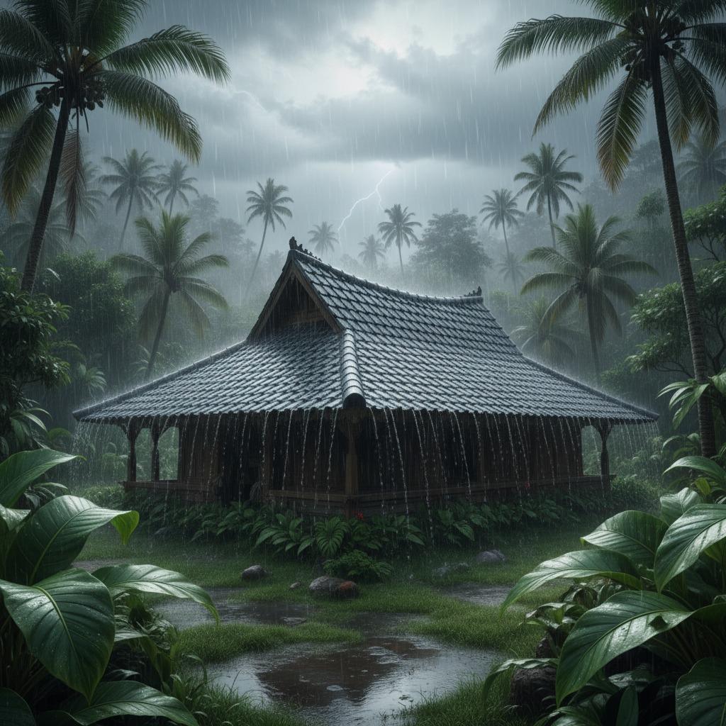 Indonesia hollow PVC roof tile