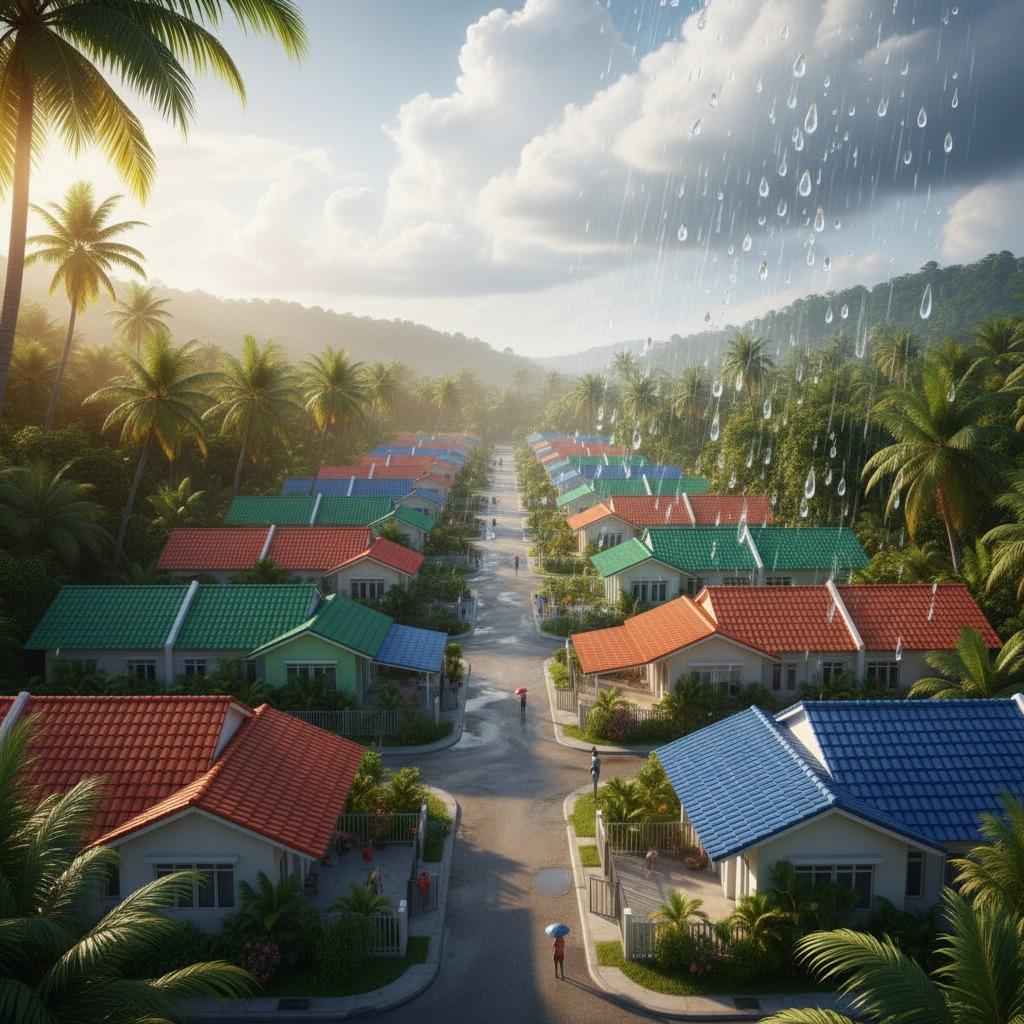 Malaysia PVC roof tiles