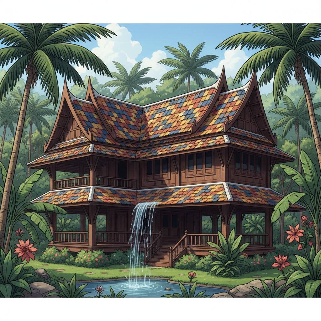 Thailand PVC roof tile