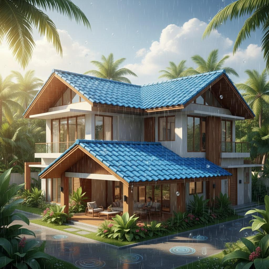 Philippines UPVC roof tile