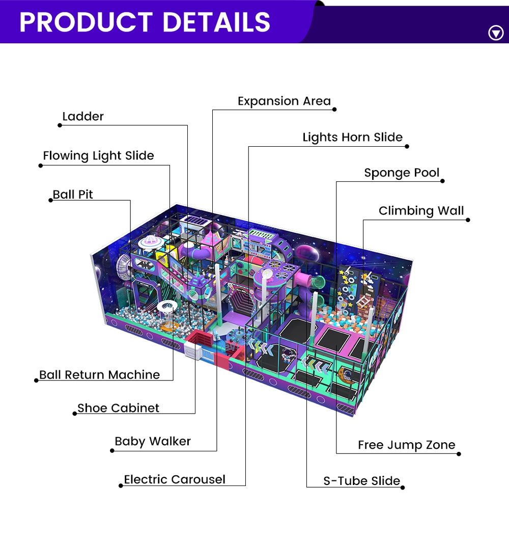 Custom Indoor Playground Turnkey Factory