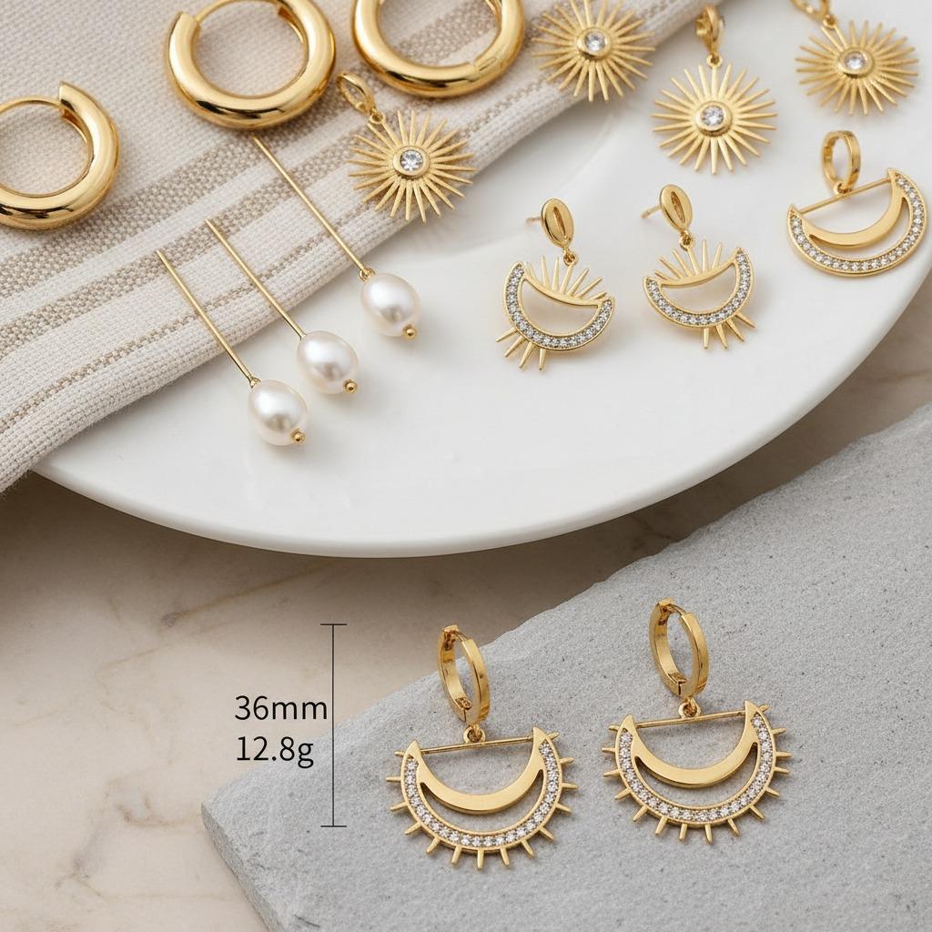 custom stainless steel jewelry manufacturers 316l earring for woman