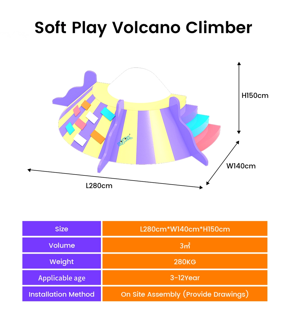 soft play type indoor climbing set for toddlers